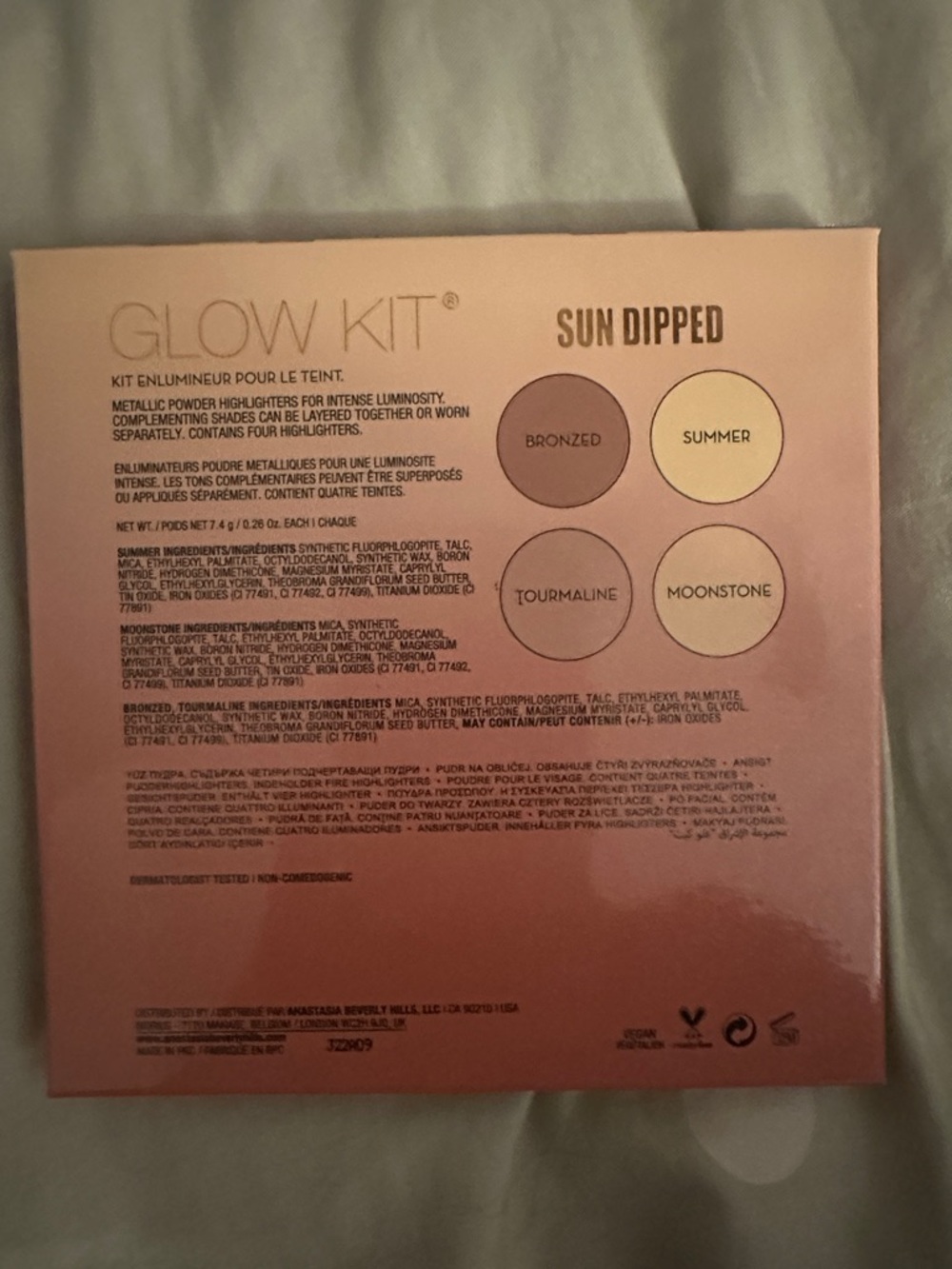 Anastasia Beverly Hills Sun Dipped Glow Kit - Peachy Pink & Warm Gold